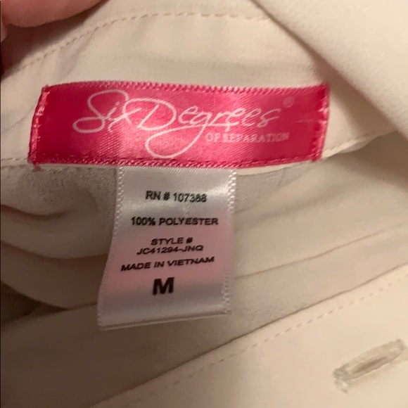 Six degrees of separation ivory top open back med - Picture 4 of 6